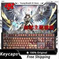 Custom Arknights Silence Keycaps Mechanical keyboard Kit Keycap Kawaii Light Transmission 108Key Keycap Set Gamer Accessories