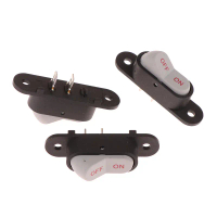 5Pcs 2 Pin Light ON/OFF Boat Button Switch 250V 6A AC AMP 125V 10A Electric Wok Rice Cooker Home Sta