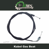Kabel Gas Beat - Cable Cabel Tali Kawat Throttle Iner Gas Honda Beat Scoopy Spacy Lama Old Karbu