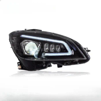 Suitable for Mercedes Benz C-Class 07-11 W204 C180 C200 C260 Headlight Assembly Modification LED Daytime Running Lights