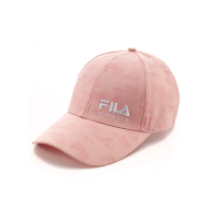 【FILA官方直營】滿版LOGO帽/棒球帽-粉色(HTY-1102-PK)