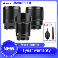 VILTROX 85mm F1.8 II STM Large Aperture Lens AF Auto Focus Portrait for Fuji X mount Z mount Camera Lens Sony E mount Nikon Lens