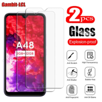 2PCS Original Protective Tempered Glass For Itel A48 6.1" ItelA48 Screen Protective Protector Cover Film