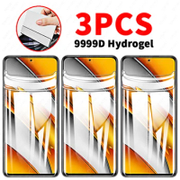 3PCS For Xiaomi Poco f3 Pro Hydrogel Film Camera Glass On Pocophone X3 NFC X3NFC X3Pro M3 F3 Safety mi 11 ultra Pro lite 5g 11x