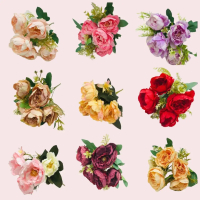 Peony Artificial Flower Home Deco Flower Bunga Hiasan Bunga Hantaran Decoration Flower Supplies