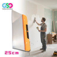 25cm Skrap Dempul Pisau Stainless Reparasi Drywall Alat Putty Steel Kape Dempul Stainless