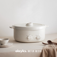 olayks Oulake 6L Electric Chafing Dish Household Multi-Functional Mandarin Duck Split Large Capacity