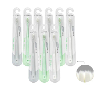 【Lab52 齒妍堂】雲朵護齦牙刷 9入(敏感牙/敏弱齦/牙套族適用/細軟毛/薄型小頭牙刷)