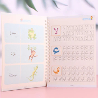 Arabic Copybook With Pen Practic Reusable Writting Books Free Wiping Children Handwriting Early Learning For Kids