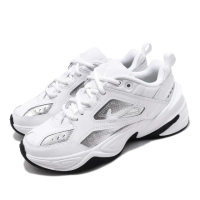 【NIKE 耐吉】休閒鞋 W M2K Tekno ESS 女鞋 復古 老爹鞋 小白鞋 白 銀(CJ9583-100)