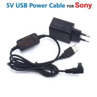 AC-PW10AM Camera Power Bank USB Cable 8.4V+QC3.0 USB Charger For Sony A77 II A99 A100 A200 A290 A330 A380 A390 A450 A500 A700