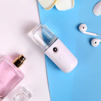 Mini Office USB Humidifier Rechargeable Nano Mist Sprayer Facial Nebulizer Steamer Moisturizing Beauty Instrument Face Skin Care