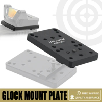 Tactical Glock Mount Plate Base Universal PistolMount for VENOM Doctor Red Dot Optics Sights CNC Metal