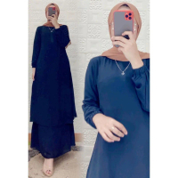 【NEW】 GAMIS MALAYSIA /SIZE M L XL XXL GAMIS MELAYU REMAJA GAMIS 2021 GAMIS CERUTY POLOS BABYDOLL