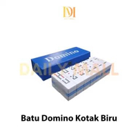 Domino Batu Kotak Biru / Gaplek / Batu Gaple / Permainan Dam Batu Kotak Biru