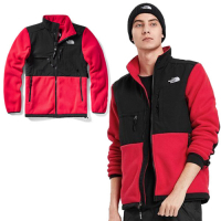 The North Face ICON 熱賣款_經典耐磨排汗透氣保暖刷毛外套夾克_紅