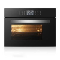60L Smart Combi Steam Oven Rotating Bread Convection Bakery Electric Toaster Pizza Built-in Oven Baking