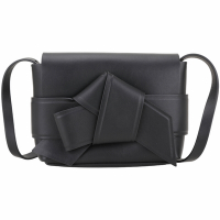 Acne Studios Musubi 扭結小牛皮 肩背/手拿包(黑色)