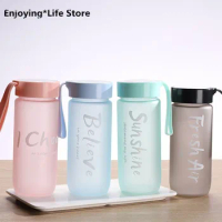 Outdoor Travel Sports Portable Plastic Water Bottle Creative Water Cup Children Student Cup Advertising Cup Kids Water Bottle