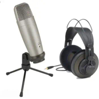 Original SAMSON C01U Pro SAMSON SR850 headphone USB condenser microphone for professional recording