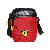 Nike 斜背包 Ferrari Shoulder Bag 喬丹 飛人 法拉利 外出 輕便 小包 紅 黑 JD2213003GS-002