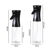 Olive Oil Dispenser Camping Baking Empty Vinegar Soy Sauce Sprayer Containers 200ml 300ml Oil Spray Bottle Kitchen BBQ Cooking
