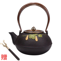 Standard work hall iron pot Cast iron pot Special price uncoating in southern Japan pig iron pot teapot tea set