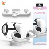 Mẫu Mới Oculus quest2VR Bộ Pin Đế Sạc Nam Châm Tay Cầm Kính JYS-OC006