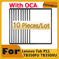 10 PCS Touch Screen Laminated OCA For Lenovo Tab P11 Gen 2 2022 TB350FU TB350XU TB350 LCD's Front Outer Glass Replacement Parts