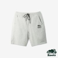 【Roots】Roots 男裝- ROOTS METALLIC棉短褲(灰色)