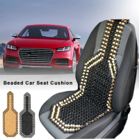 Universial Summer Cool Wood Wooden Bead Seat Cover Massage Cushion Chair Cover For Car Auto Office Home Van Truck Bus