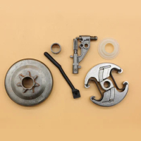 Clutch Oil Pump Drum Oil Pressure Line Worm Gear Accessories Fit For HUSQVARNA 340 350 353 Garden Chainsaw Replacement Parts