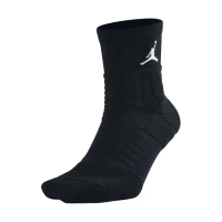 【NIKE 耐吉】襪子 Jordan Ultimate Flight 2 黑 短襪 中筒襪 喬丹 運動襪(SX5855-011)
