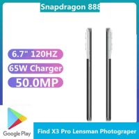 DHL Fast Delivery OPPO Find X3 Pro Lensman Photograper Edition Cell Phone 16GB RAM 512GB ROM 65W Charger 50MP 6.7" AMOLED 120HZ