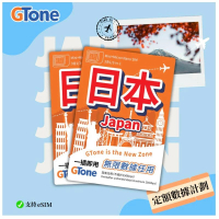 日本定額數據卡 無限數據 - eSIM (1-8日plan) 5天5GB