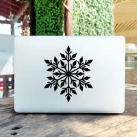 Snowflake Geometry Vinyl Art Laptop Sticker for Macbook Pro 14 16 Air 13 Retina 12 15 Inch Mac Skin Asus Vivobook Notebook Decal