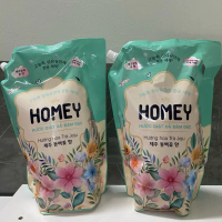 Combo 2 túi x 3.4 kg Nước giặt xả Homey đậm đặc hương hoa Jeju & hương hoa trà Jeju