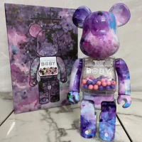 Bearbrick 400% Summer Autumn 2023 New Macau Limited 28cm Height Color Box ABS Plastic Bear Valentine’s Day Gift Figure