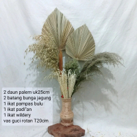 paket BUNGGA DEKORASI RUSTIC