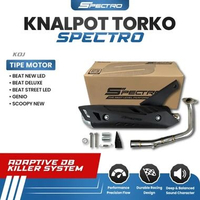 Spectro Knalpot Torko Beat Scoopy New Deluxe Genio Knalpot Standar Racing Adem Full Package K0J