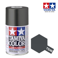 【鋼普拉】現貨 TAMIYA 田宮 模型 噴漆 噴罐 油性漆 85048 TS48 TS-48 槍灰色 100ml
