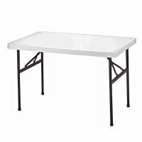 【品築家具】塑鋼折合桌 122X76(貨品僅能下一樓車邊不定位及上樓)