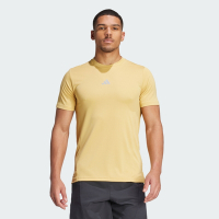 adidas 愛迪達 上衣 男款 短袖上衣 運動 D4T HR TEE 黃 IS3740