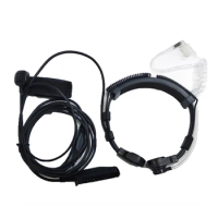 Air Tube Throat Vibration Mic, Headset Earpiece for Baofeng UV-9R PLUS UV-XR UV9R GT-3WP