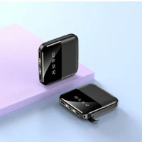 10000mAh Portable External Power Bank Digital Display Flashlight Cell Phone Charger PowerBank For iPhone 12 11 Xiaomi Poverbank