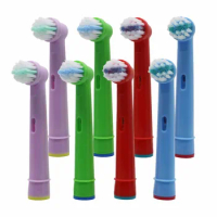 8pcs Replacement Kids Children Tooth Brush Heads For Oral-B Electric Toothbrush Fit Advance Power/Pro Health/Triumph/3D Excel