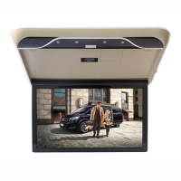 15.6/17.3/19-inch RV car TV Android rear entertainment system smart ceiling display USB/TF/HDMI Android 10.0