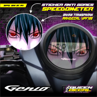 Sticker Speedometer Stiker Transparan Motor Genio-Aksesoris Motor Desain Variasi Anime Karakter Hoka