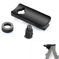 Bipod Adapter Mount With 3/2-Slots 20MM Rail Toy Decoration Accessories