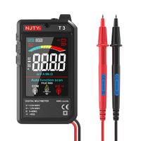 NJTY T3 Smart Digital Multimeter Type-c Charging Auto-Ranging 4000 Counts Ultra-thin NCV Live Wire C